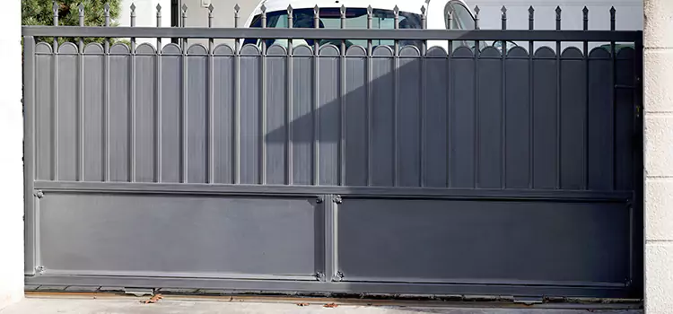 Metal Driveway Gate Installation North Ogden